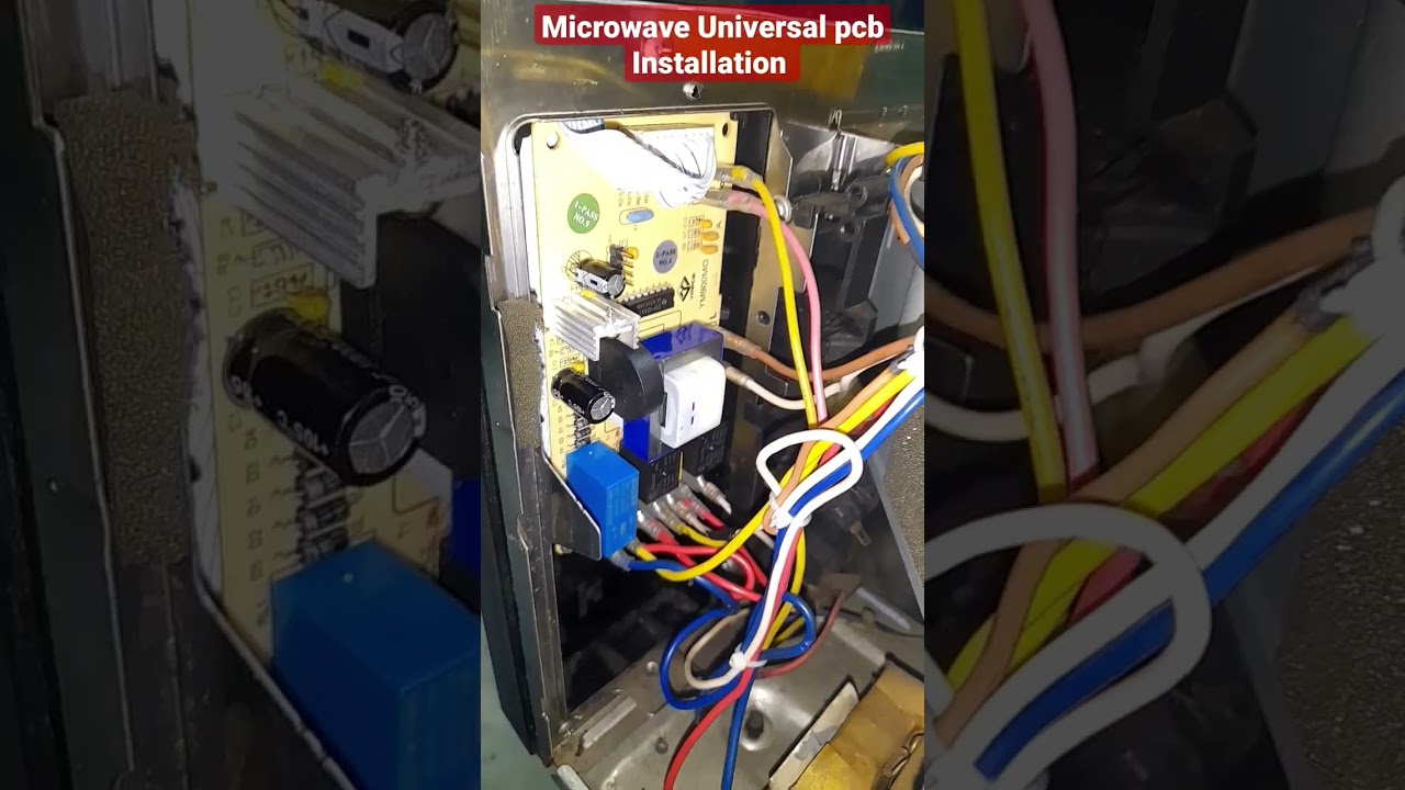 Universal Microwave PCB Installation || ইউনিভারসাল মাইক্রোওয়েভ পিসিবি ইনস্টলেশন