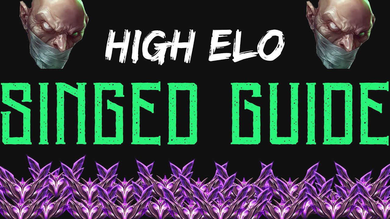 SINGED GUIDE | RUNES + MATCHUPS + TIPS  | LEARN FROM SCRATCH | 500 LP SINGED ONE  TRICK COACHING