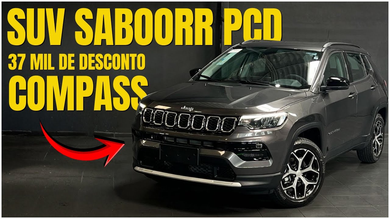 SUV SABOORR PCD 😋🚙 | JEEP COMPASS COM AT&Eacute; R$ 37 MIL DE DESCONTO! VALE A PENA?