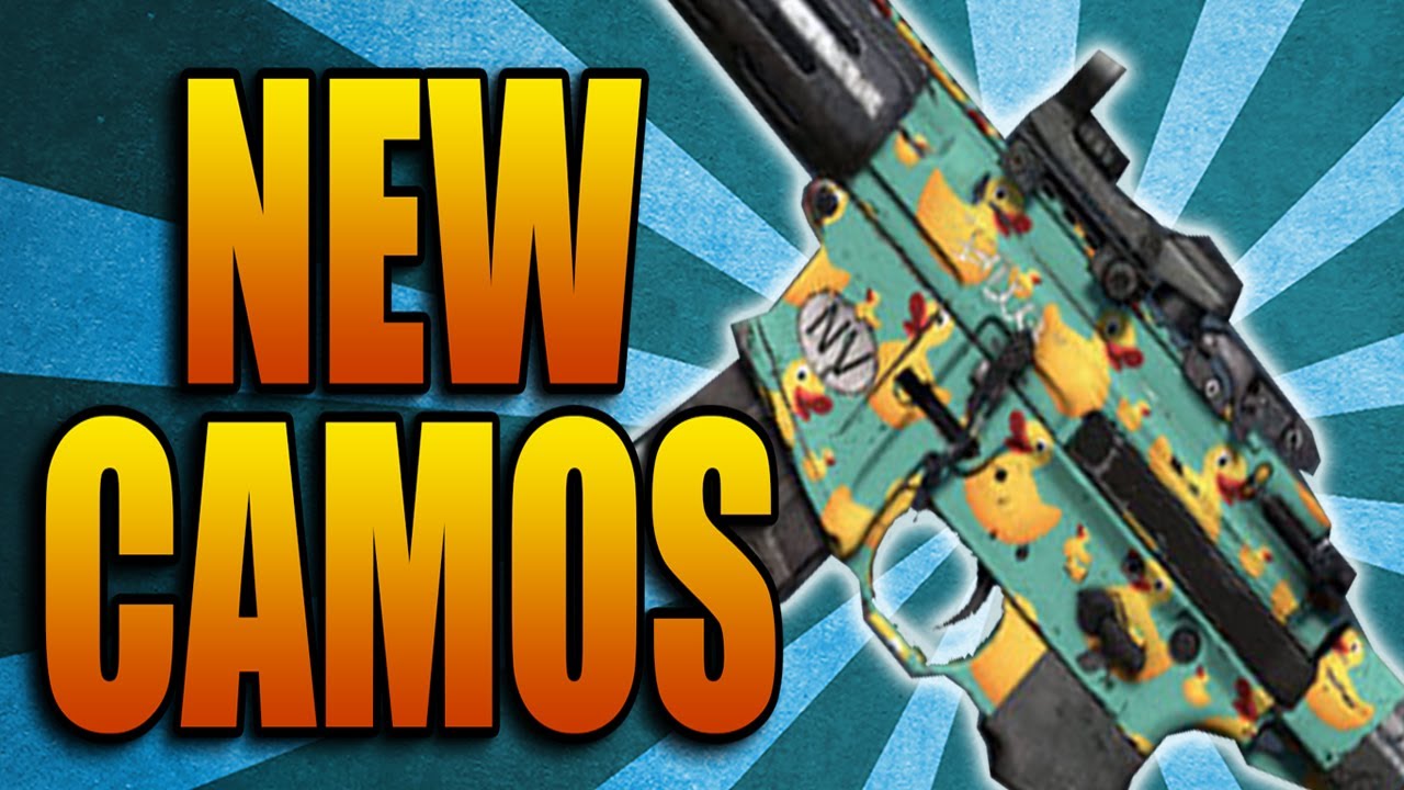 Call of Duty: Ghosts - New Camos! Space Cats, Ducky, Circuit, Inferno (COD Ghost Weapon Camo DLC)