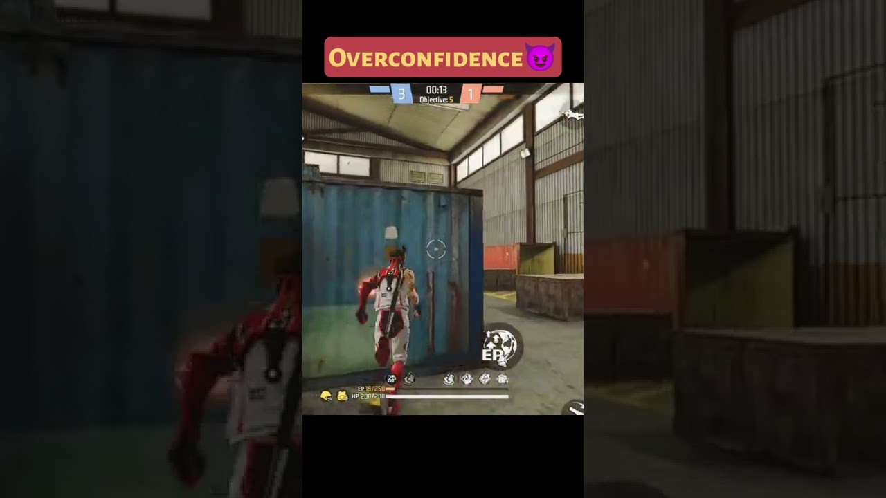 Overconfidence😈 | One Ammo Challenge😱 #shorts #remastergaming #youtubeshorts #trendingshorts #1vs4