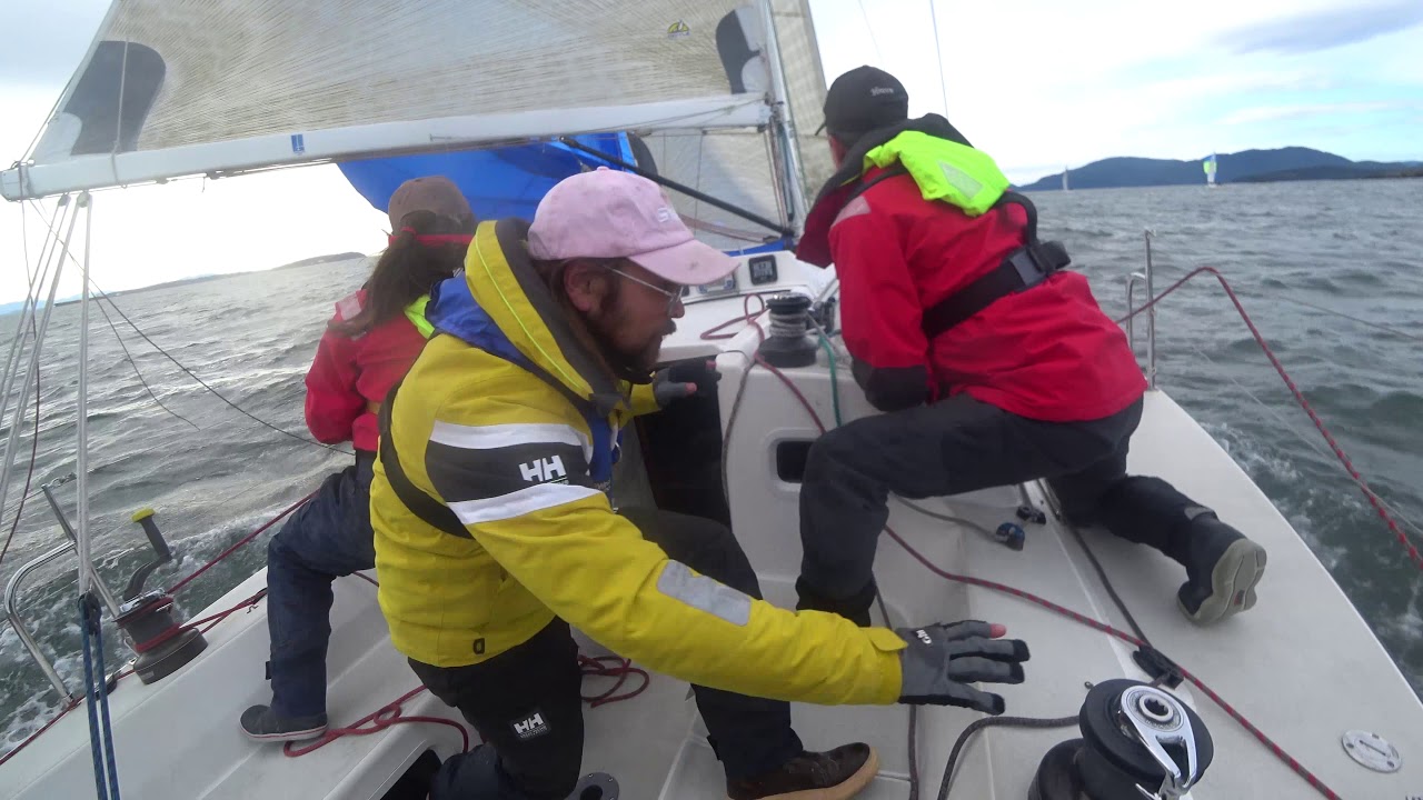 High Wind Hravn Racing Governor's Point 2019 J109 sailing 25 to 38 knots windy fun - peter hallett
