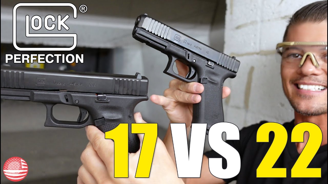 Glock 17 против Glock 22 (РЕШЕНИЯ: 9 мм Glock против 40 S&W Glock)
