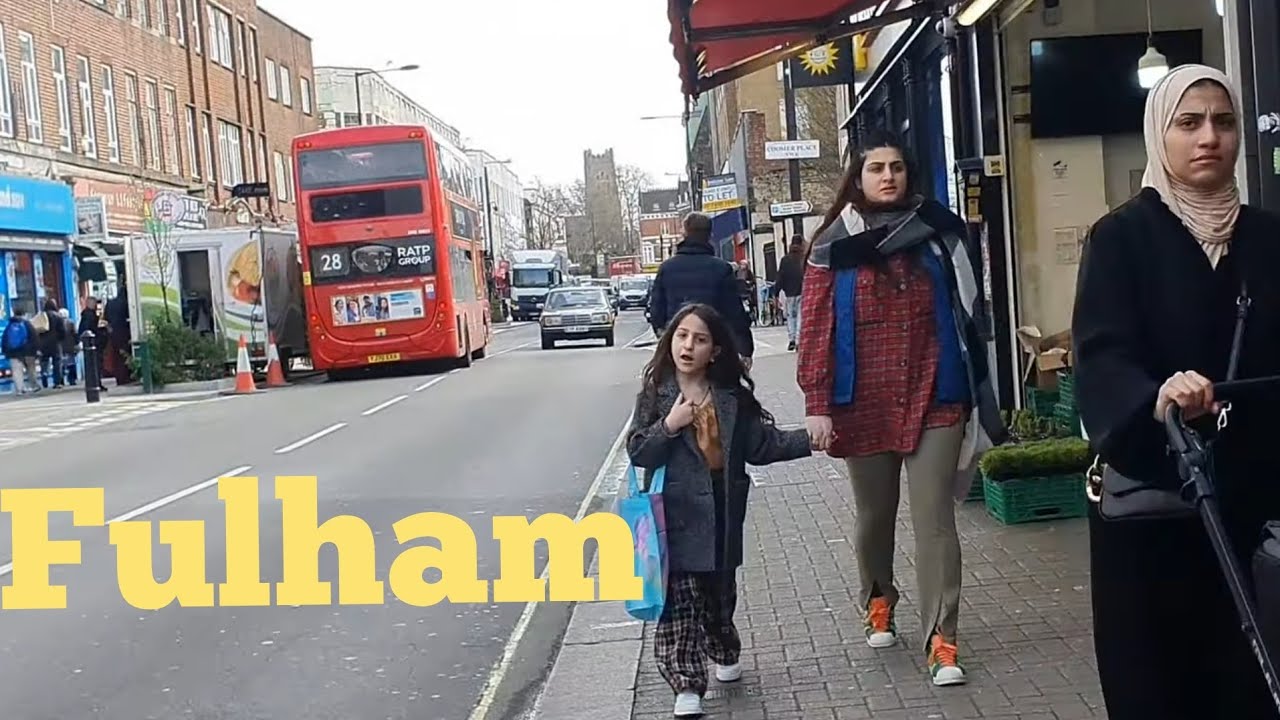 LONDON Fulham High Street 🇬🇧 | Walking Tour