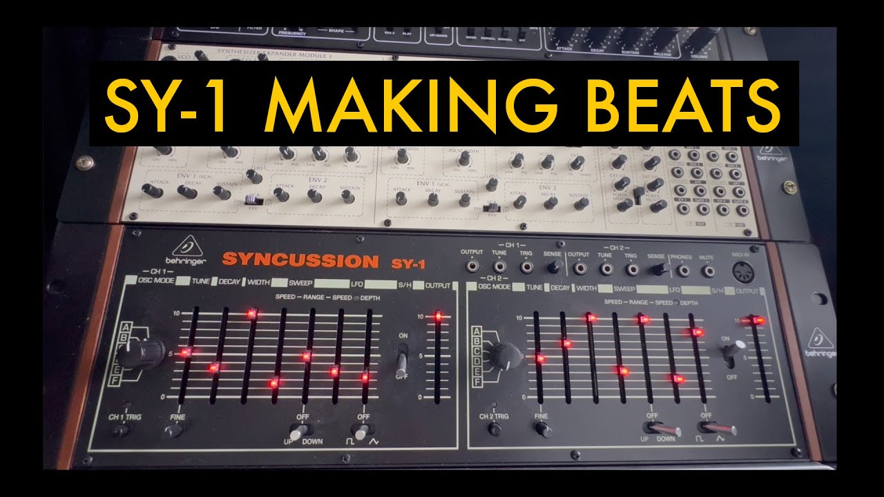 How To Make Beats with Behringer SY1 (No Talking)