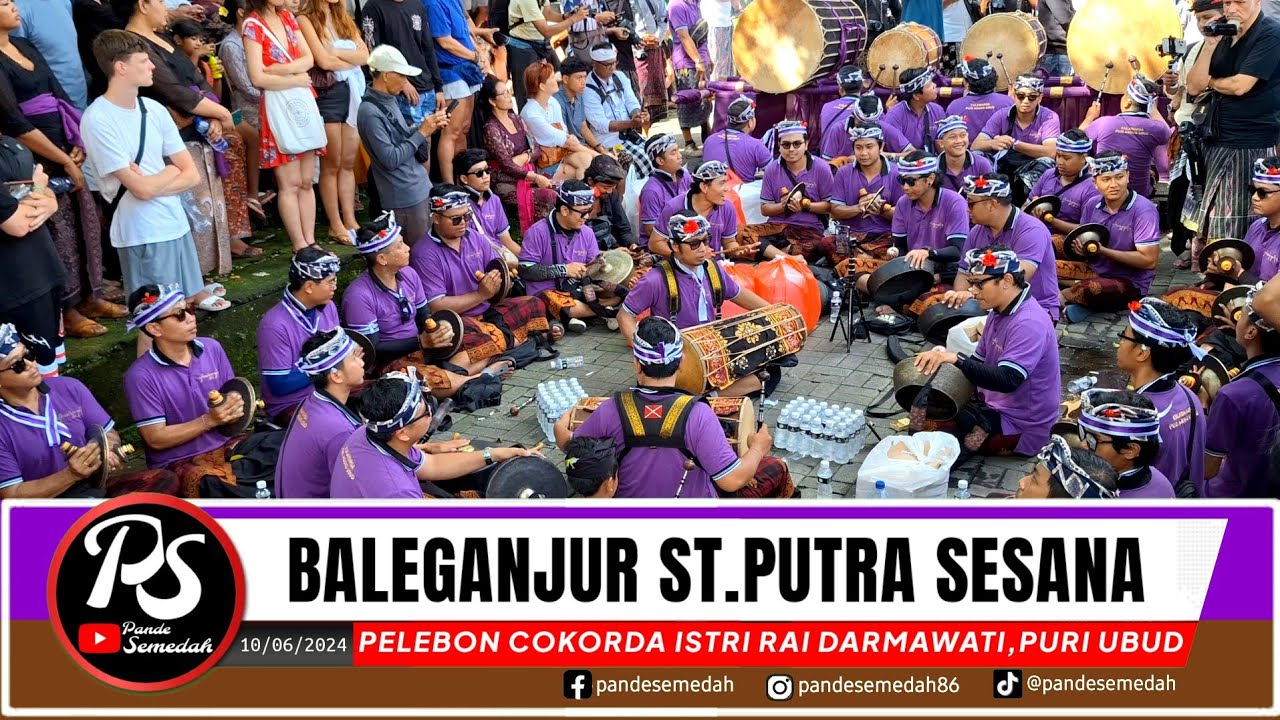 BALEGANJUR NGARAP - ST PUTRA SESANA ‼️ Pelebon Puri Ubud 10/06/2024