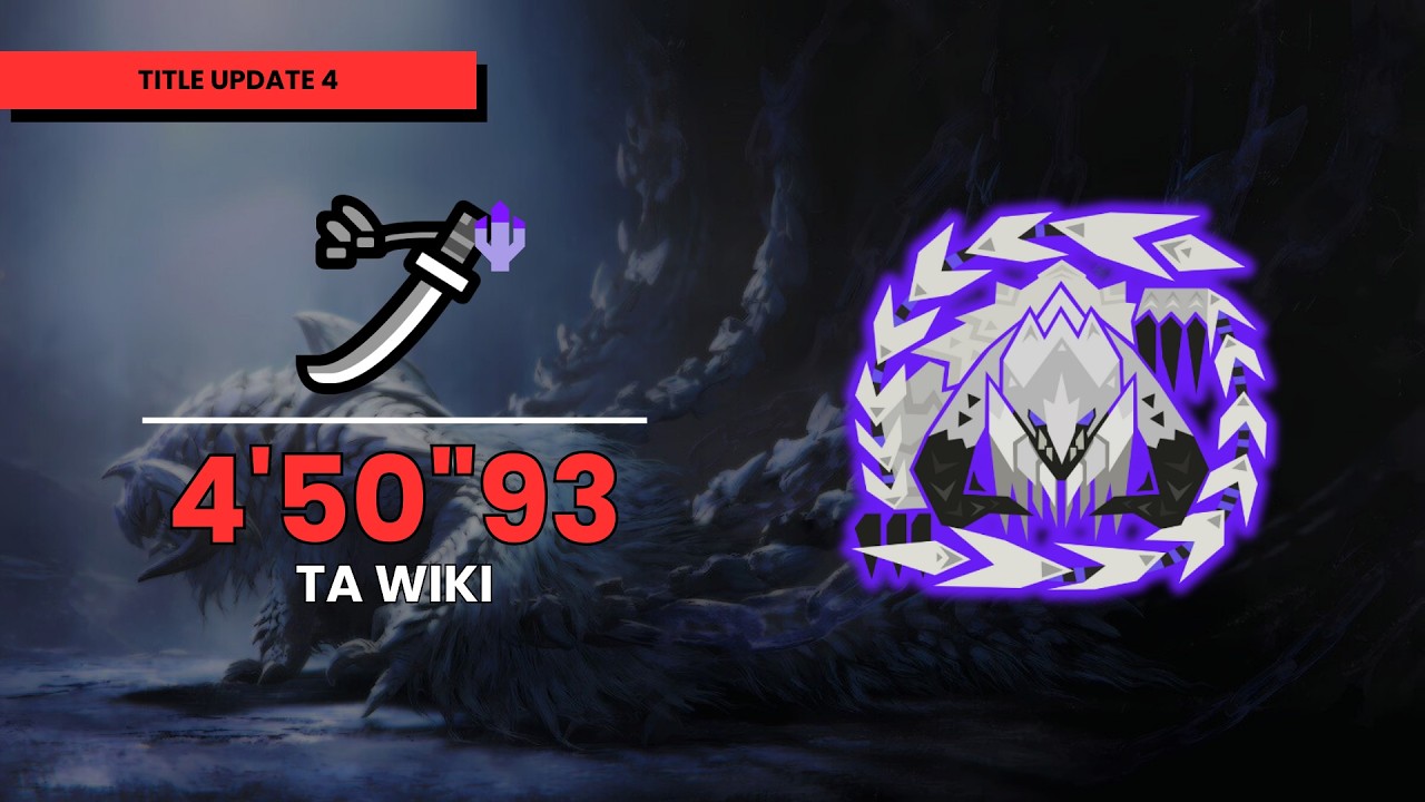 【MHWilds】★9 ✦5 Tempered Arkveld | Longsword TAwiki Rules - 4'50