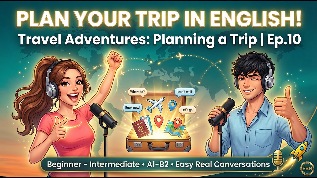 Planning a Trip in English: Easy Conversations for Beginners | English Boost Hub Ep.10
