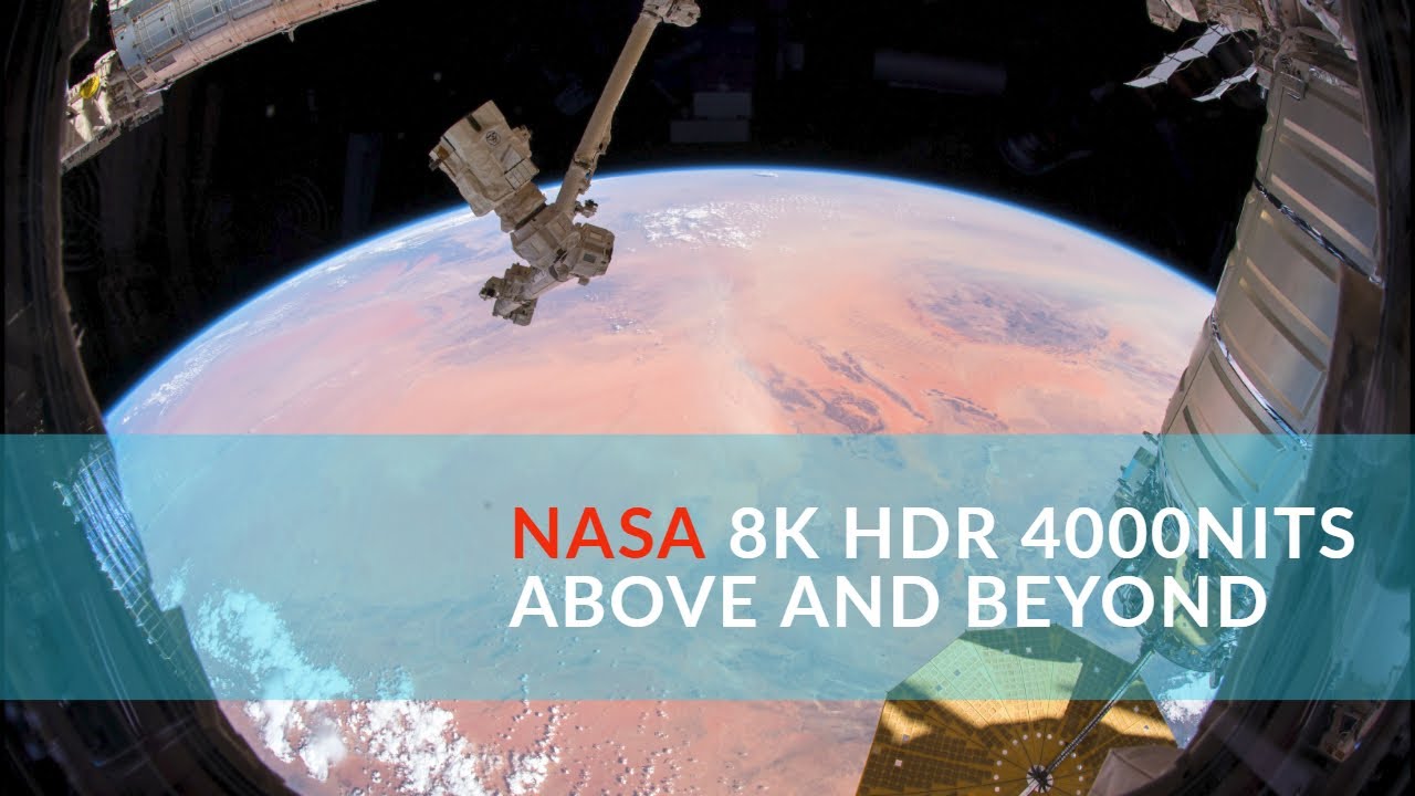 BEST SPACE 8K HDR DEMO FOR TVs | Above & Beyond