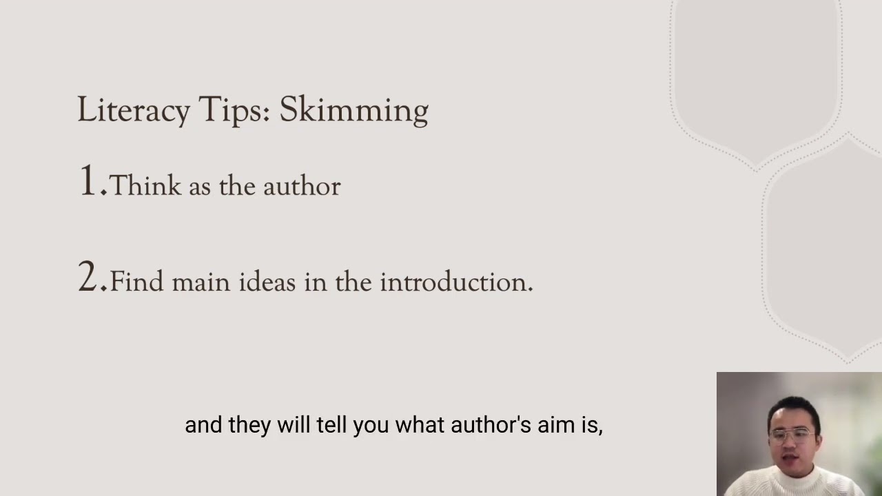 Lantite tips #2: Skimming on Literacy Exam