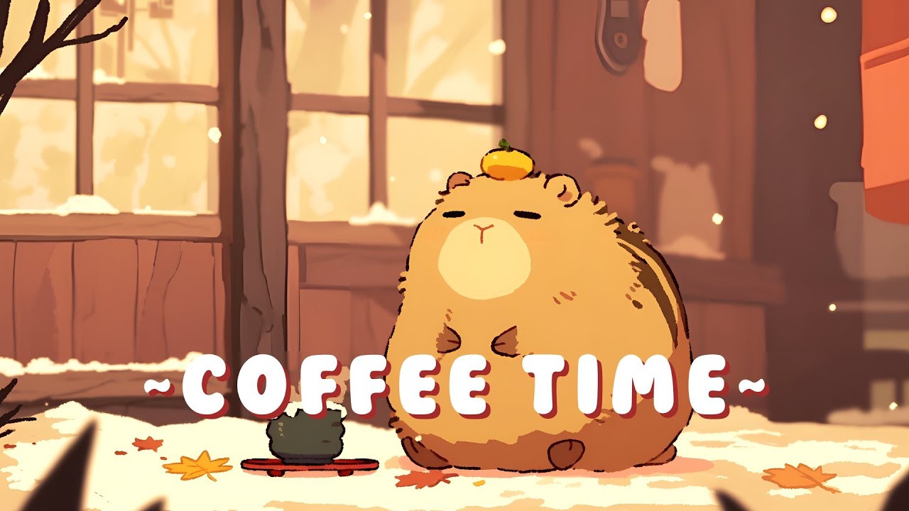 Capybara Beat Station - Chill Jazz Beats to Relax/Study ~ Cozy Atmosphere ~ 🎵 💫