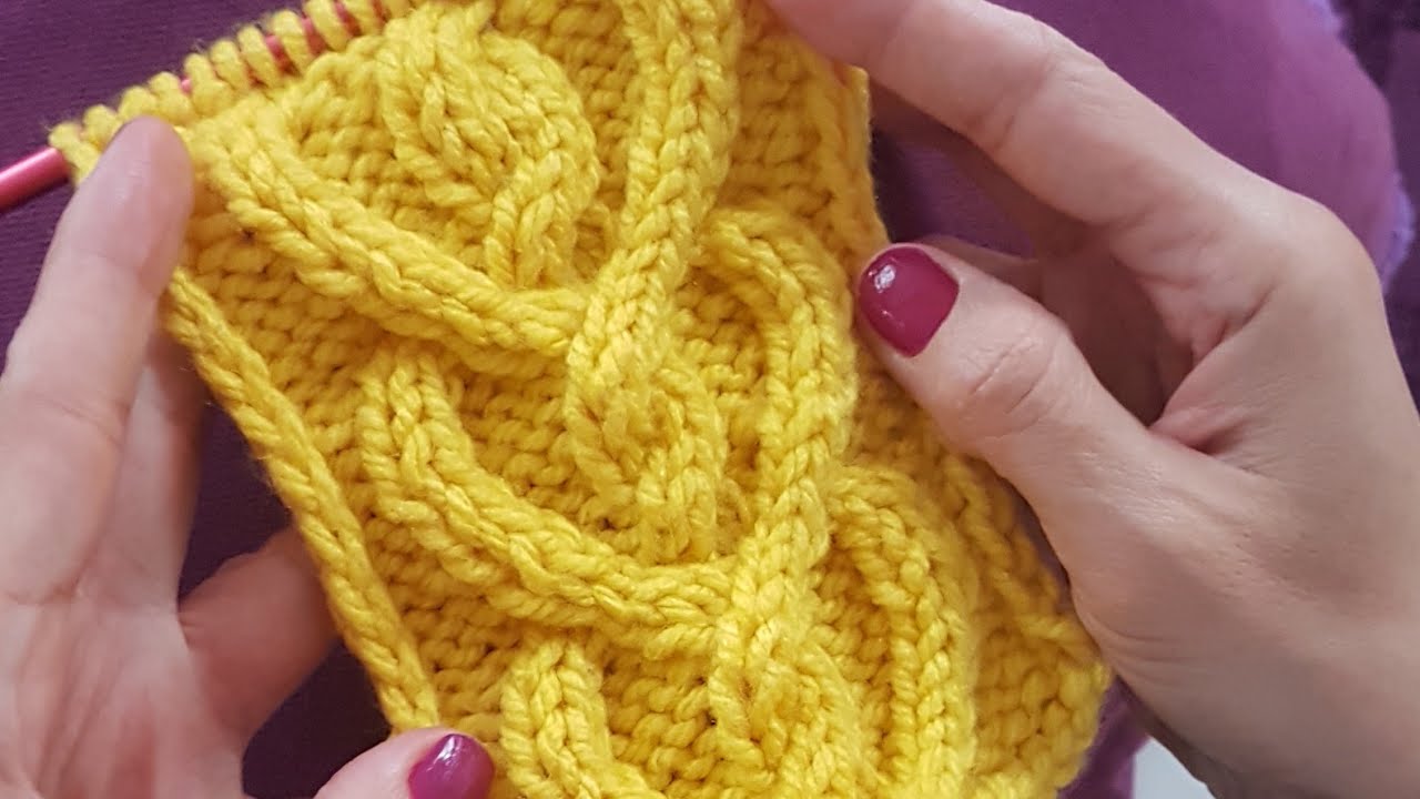 Kalpli Burgu / Heart Cable Knitting