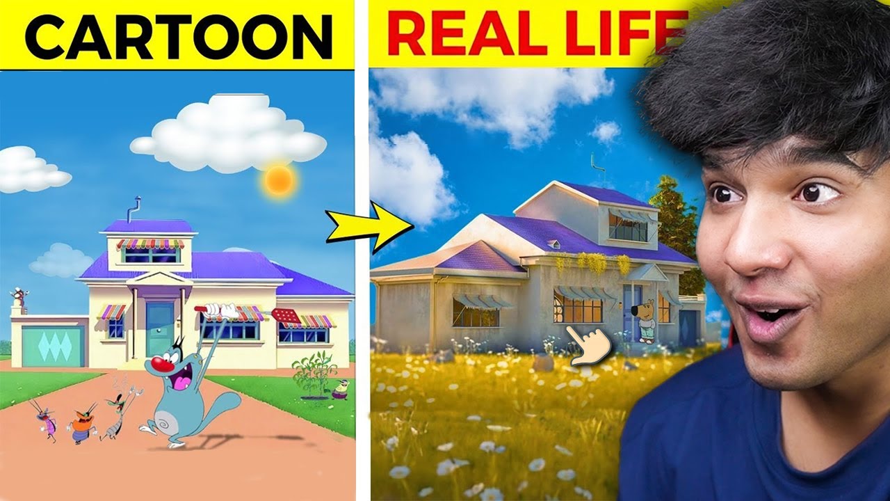Cartoon Things that exists in REAL LIFE😮