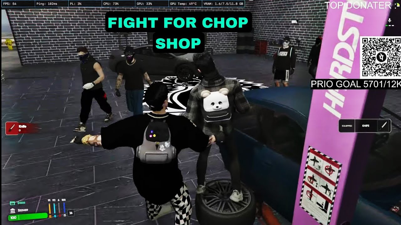 Fight for chop Shop | Jisko gadi mili Gadi uski | Hydra Roleplay | #hrp