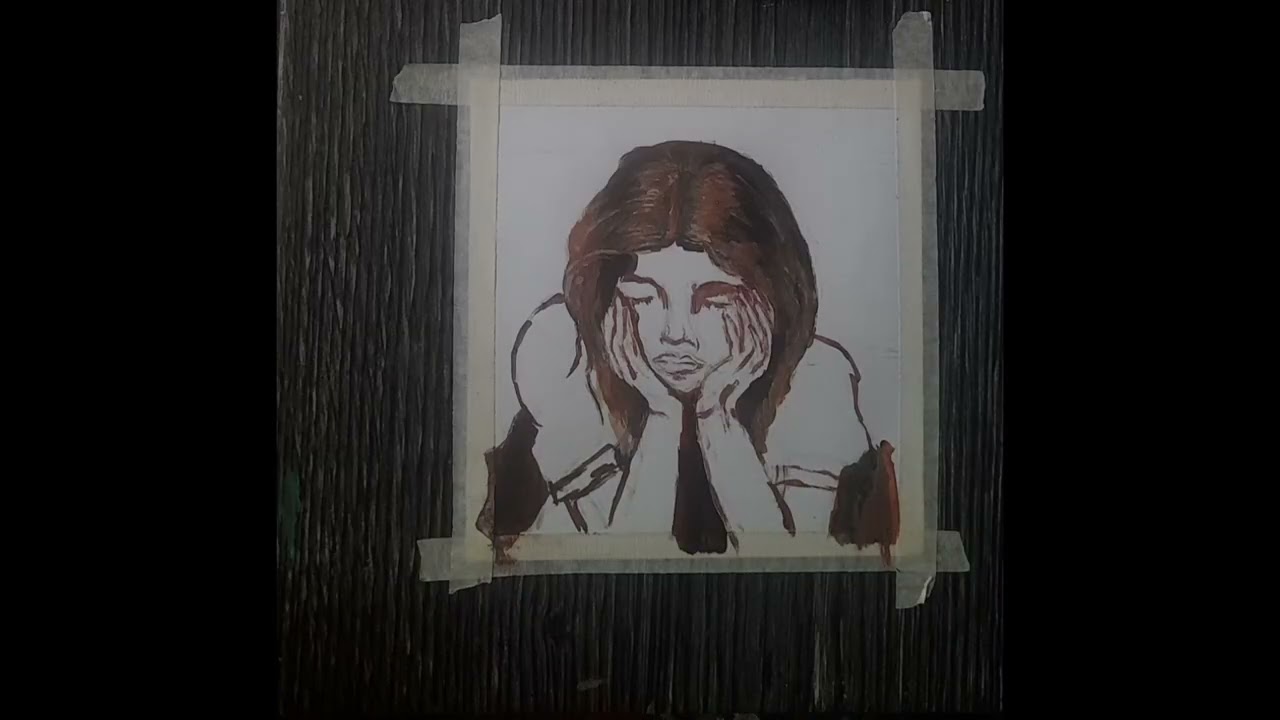 Mi primer retrato con materiales básicos