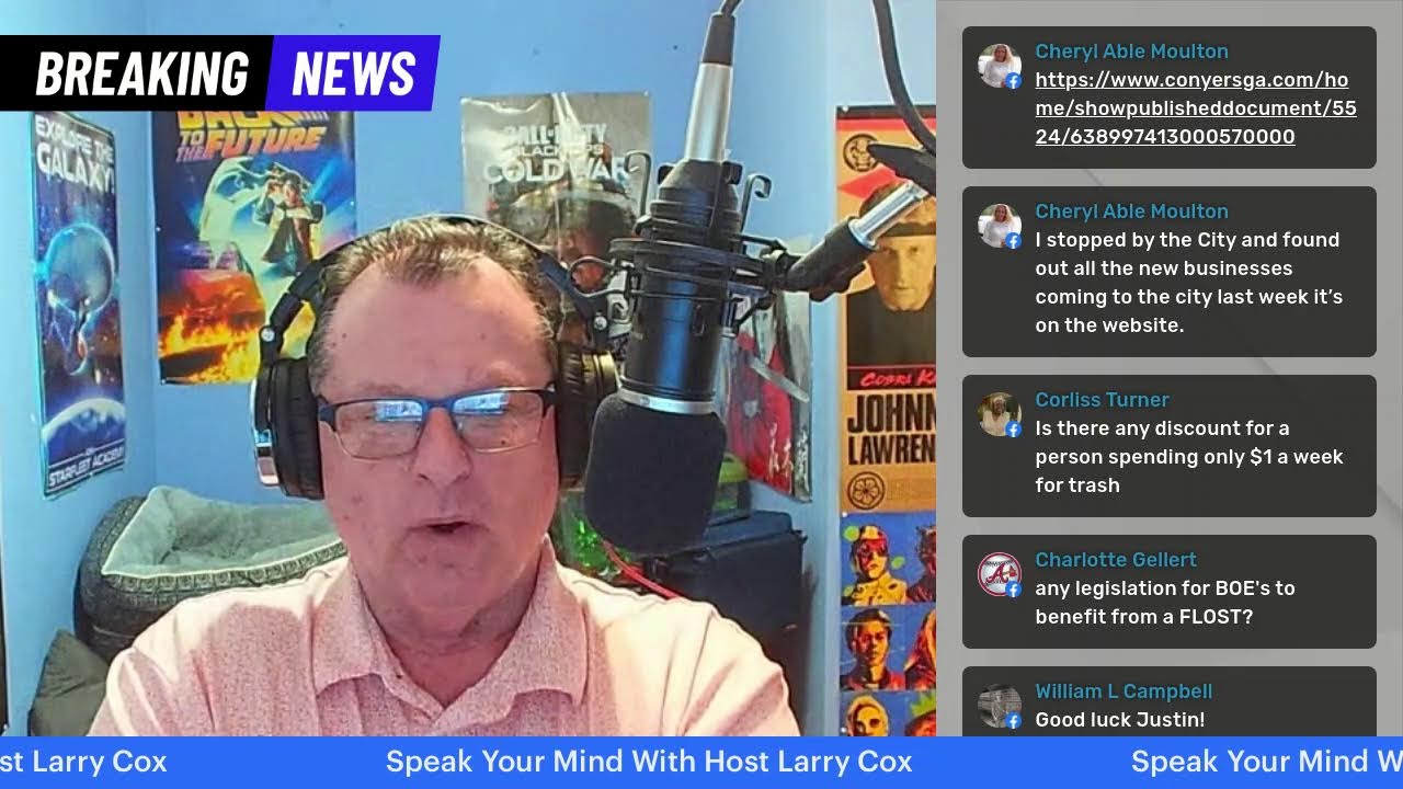 SPEAK YOUR MIND WITH LARRY COX