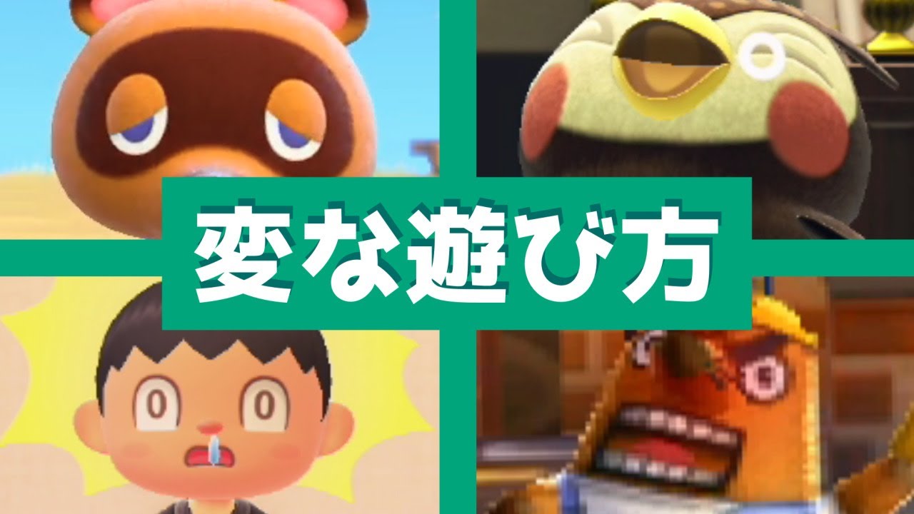どうぶつの森 変な遊び方【あつ森など】