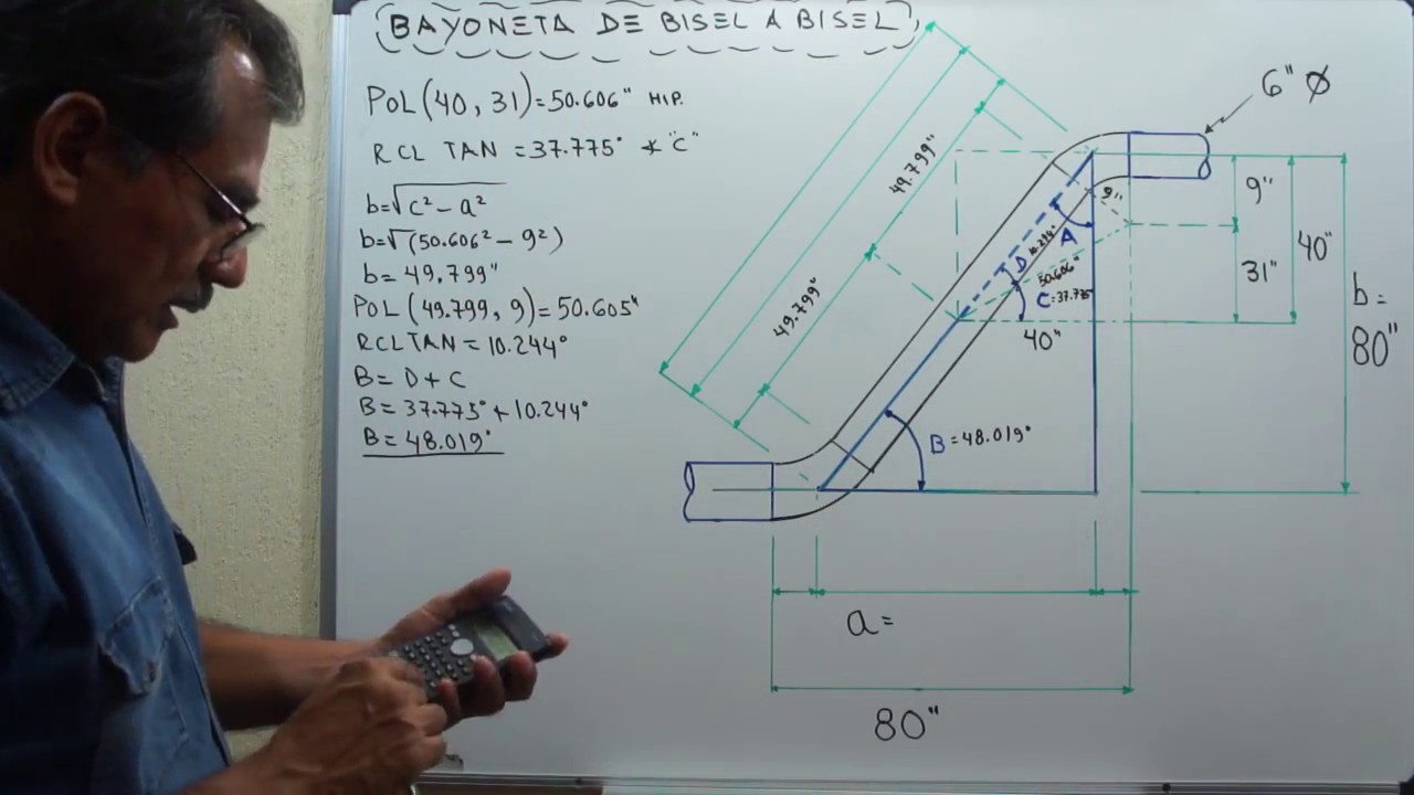 Tubería Bayoneta de bisel a bisel