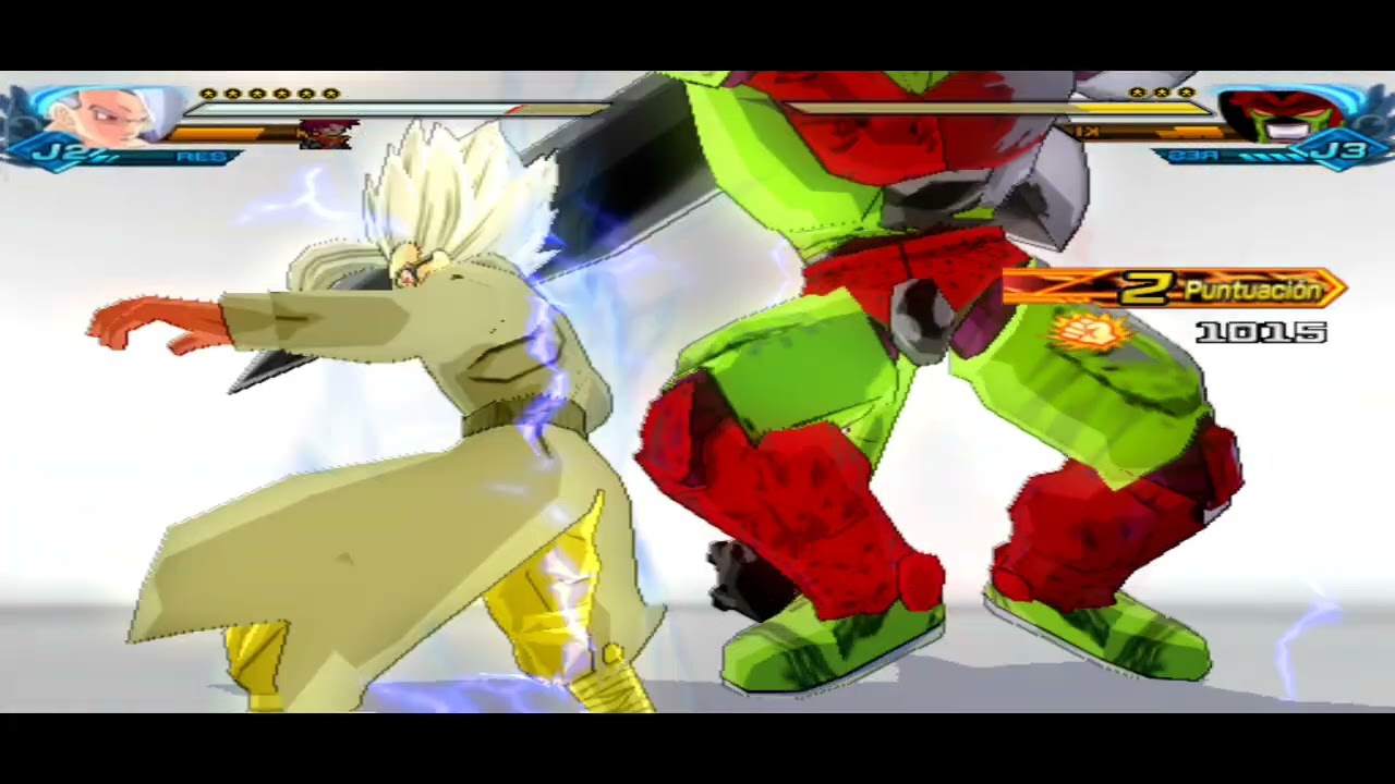 Grabación de la pelea entre Xeno Gohan Best y Cell Max, ISO Heroes, Dificultad: Difícil 