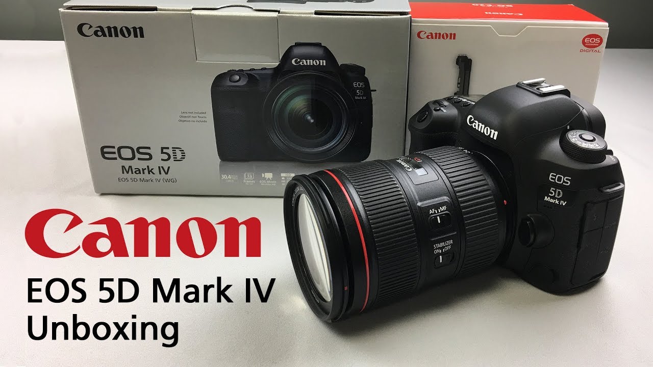 Canon EOS 5D Mark IV Camera Unboxing