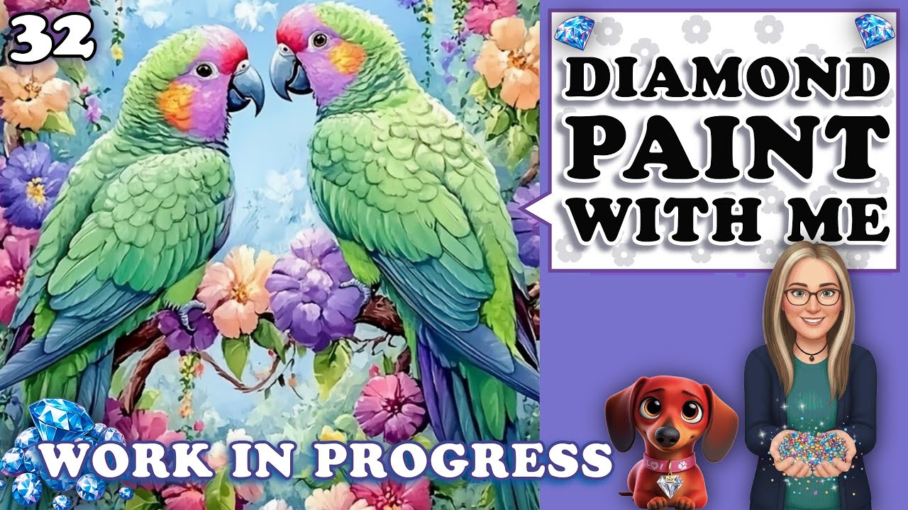 Diamond Painting WIP & SIP ☕️ Sparkling Catch Up & Crafting Chat! - 32