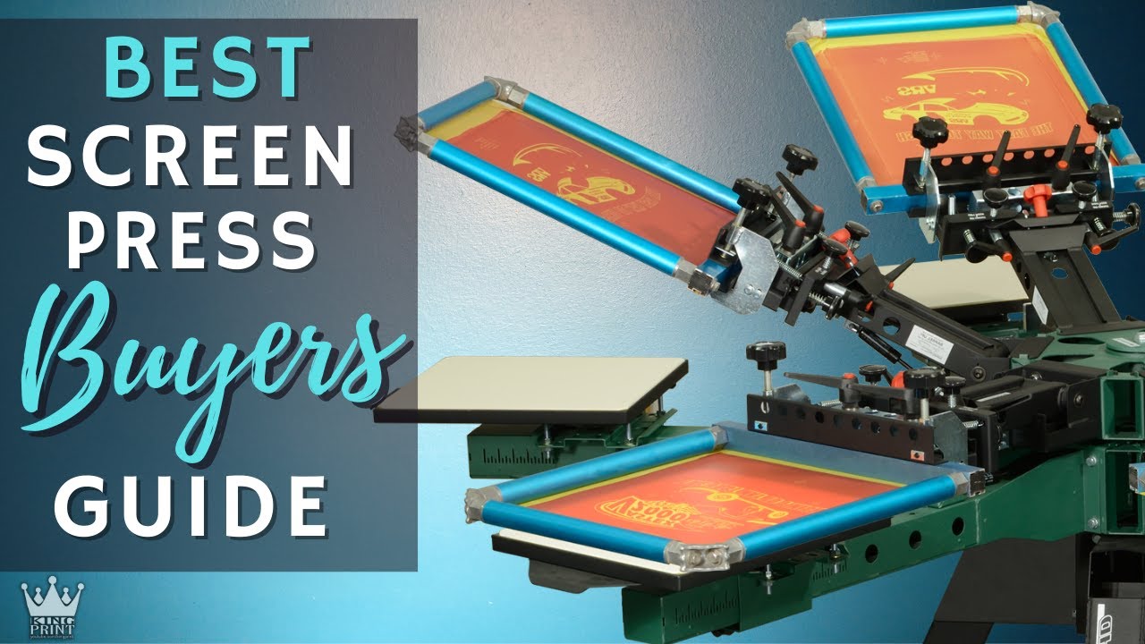 Which is the Best Screen printing Press for Beginners? - Screen press buyers guide - King Print