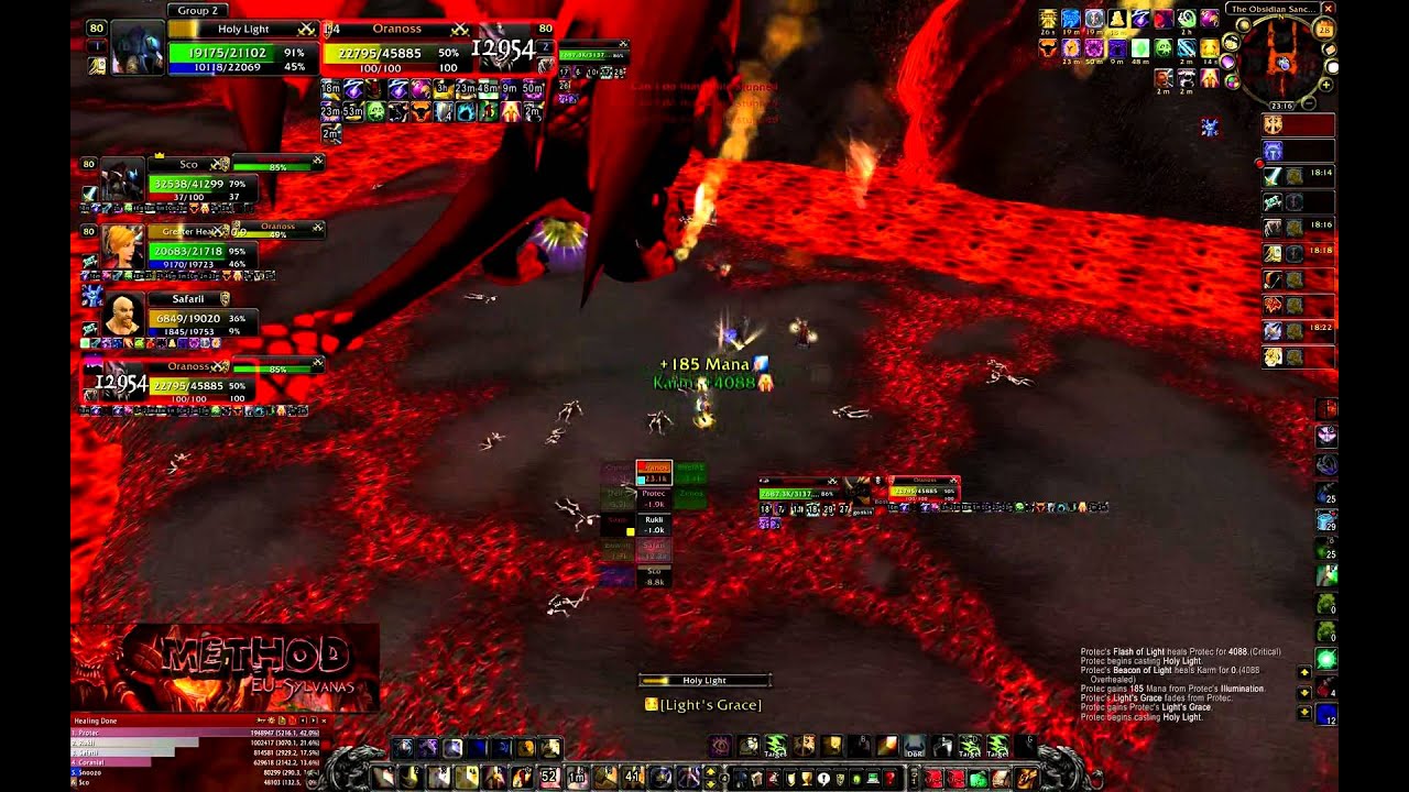 Method vs Sartharion +3 Drakes - 10man World First