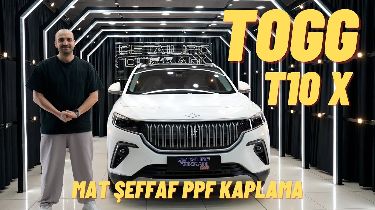 TOGG'a Mat Şeffaf PPF Kaplama ve Cam Filmi Uygulaması