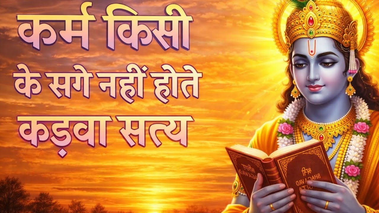 कर्म किसी के सगे नहीं होते | Shree Krishna Life Truth Motivation | Must Watch 🔥 @bhagwat_geeta_katha