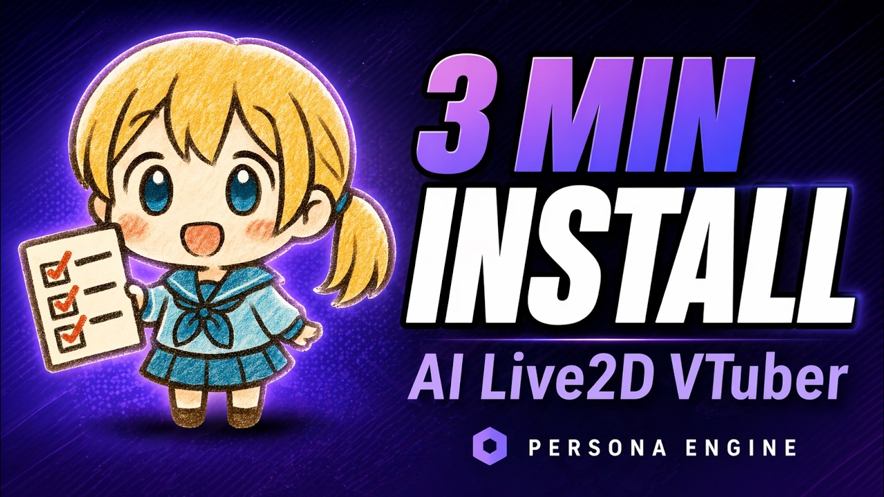 Your AI Live2D VTuber in 3 Minutes - Persona Engine Install