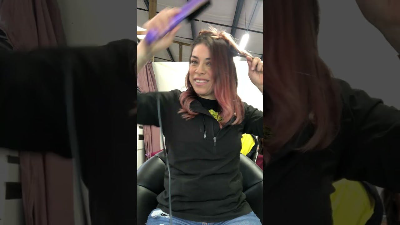 Pro glider 2.0 rizando el cabello