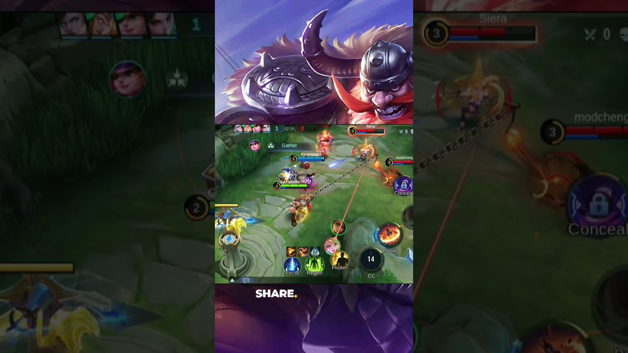 Franco Hack Uses Hook #mobilelegends #mlbb #gameroom1525 #shorts