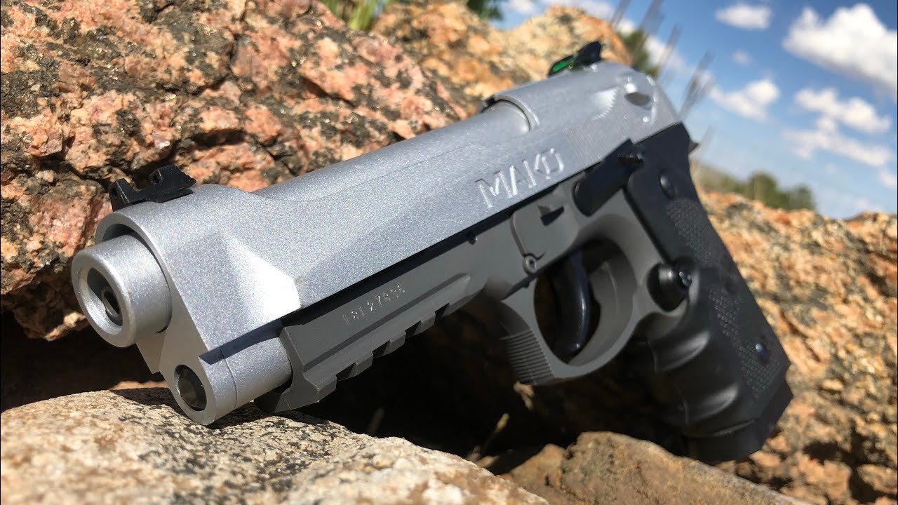 Review and shooting of Crosman Mako CO2 pistol