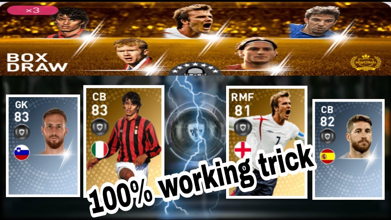 #pes2019 BLACK BALL TRICK IN LEGENDS WORLDWIDE BOX DRAW || Mr. GAMING KID