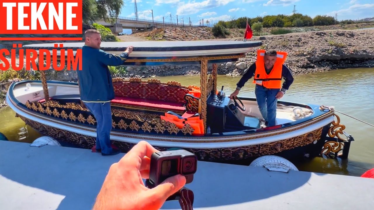 İLK KEZ TEKNE SÜRDÜM | 35HP TEKNE İNCELEME POV SÜRÜŞ | GEYVE NEHİRPARK