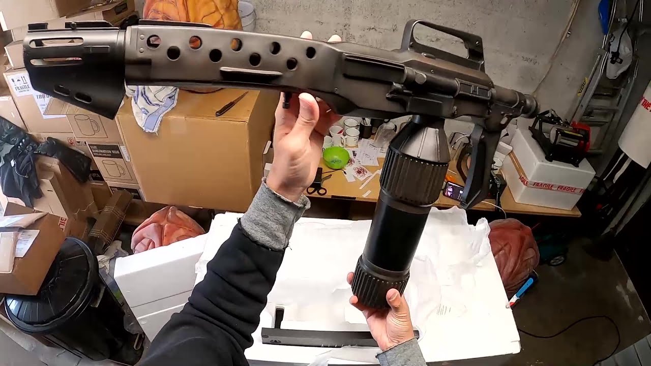 Hollywood Collectibles Group Aliens M240 Incinerator 1:1 Prop Replica Unboxing