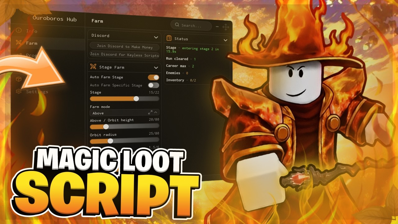 🔥 Magic Loot SCRIPT | Auto Farm, Kill Aura, Auto Loot !! (NO KEY)