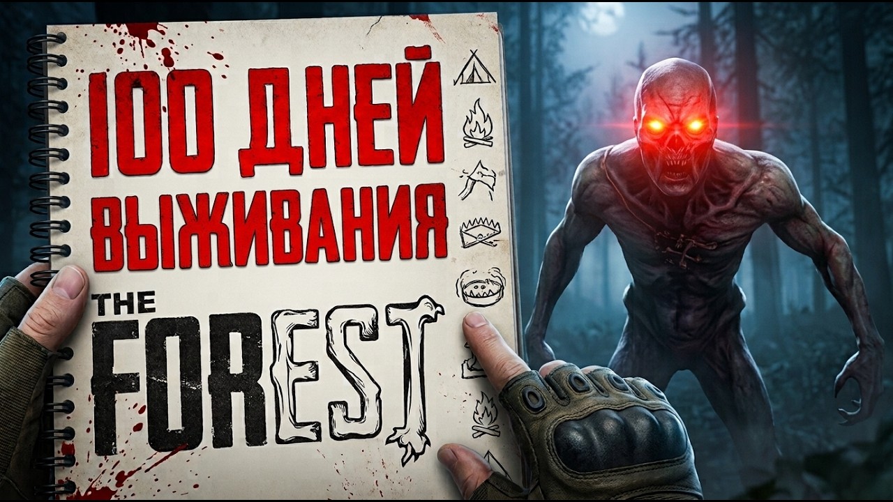 100 ДНЕЙ ВЫЖИВАНИЯ В The Forest: ОТ КРУШЕНИЯ ДО ФИНАЛА
