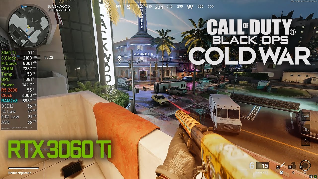 RTX 3060 Ti Call of Duty Black Ops Cold War | 1440p - 4K with RT & DLSS ON
