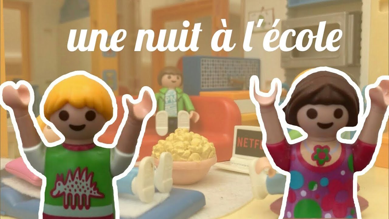 film playmobil - une nuit a l'école