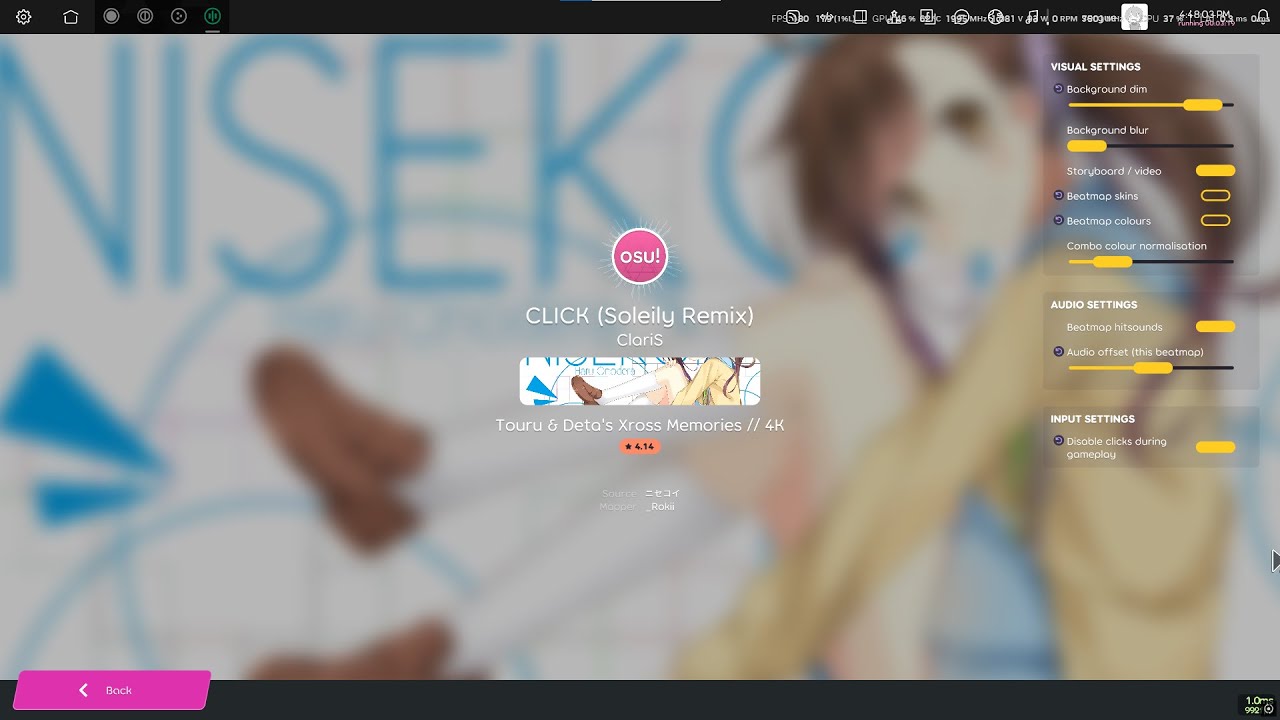 (osu!mania) CLICK (Soleily Remix) 4.14* A rank