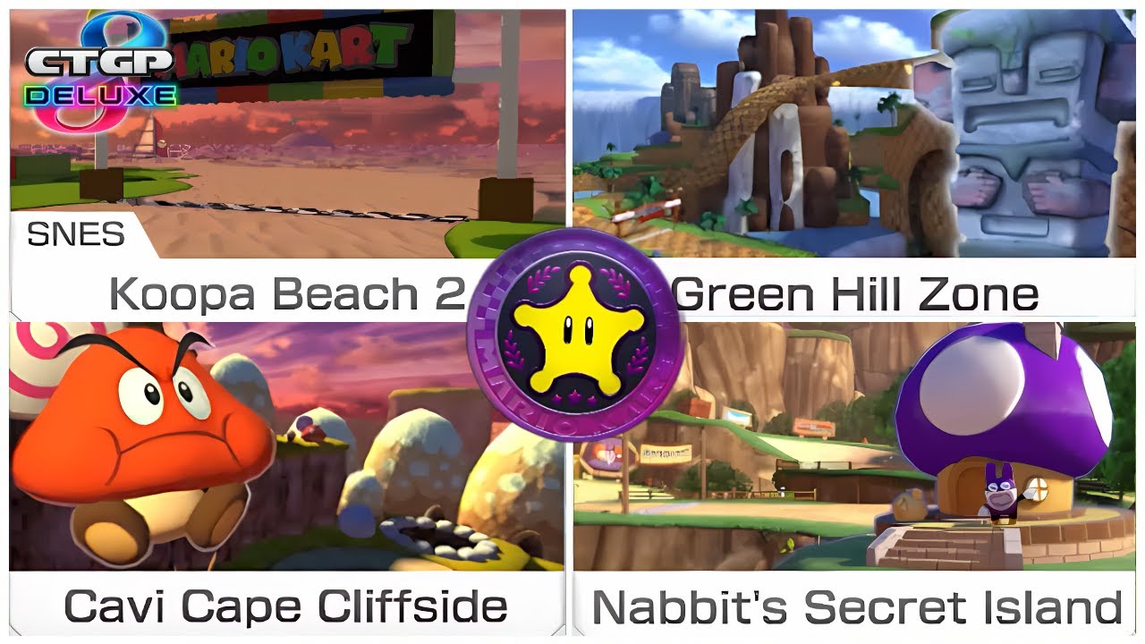 Mario Kart 8 Deluxe: Racing the Grand Star Cup with CTGP Deluxe Mod!