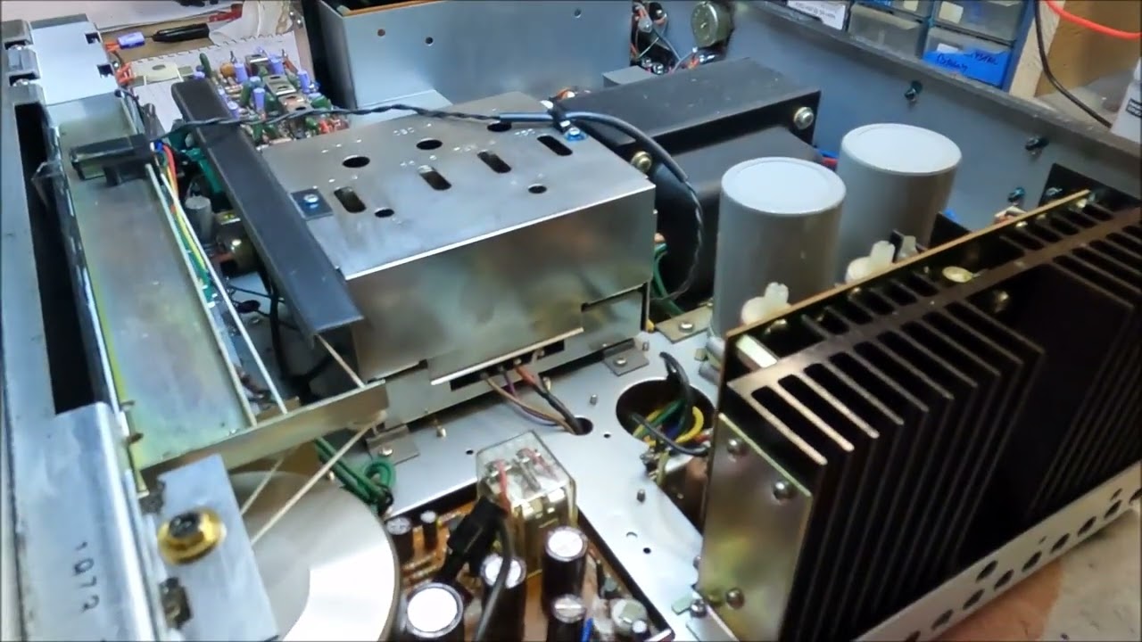 Блок питания Marantz 2245, смещение постоянного тока и настройка смещения выполнены.