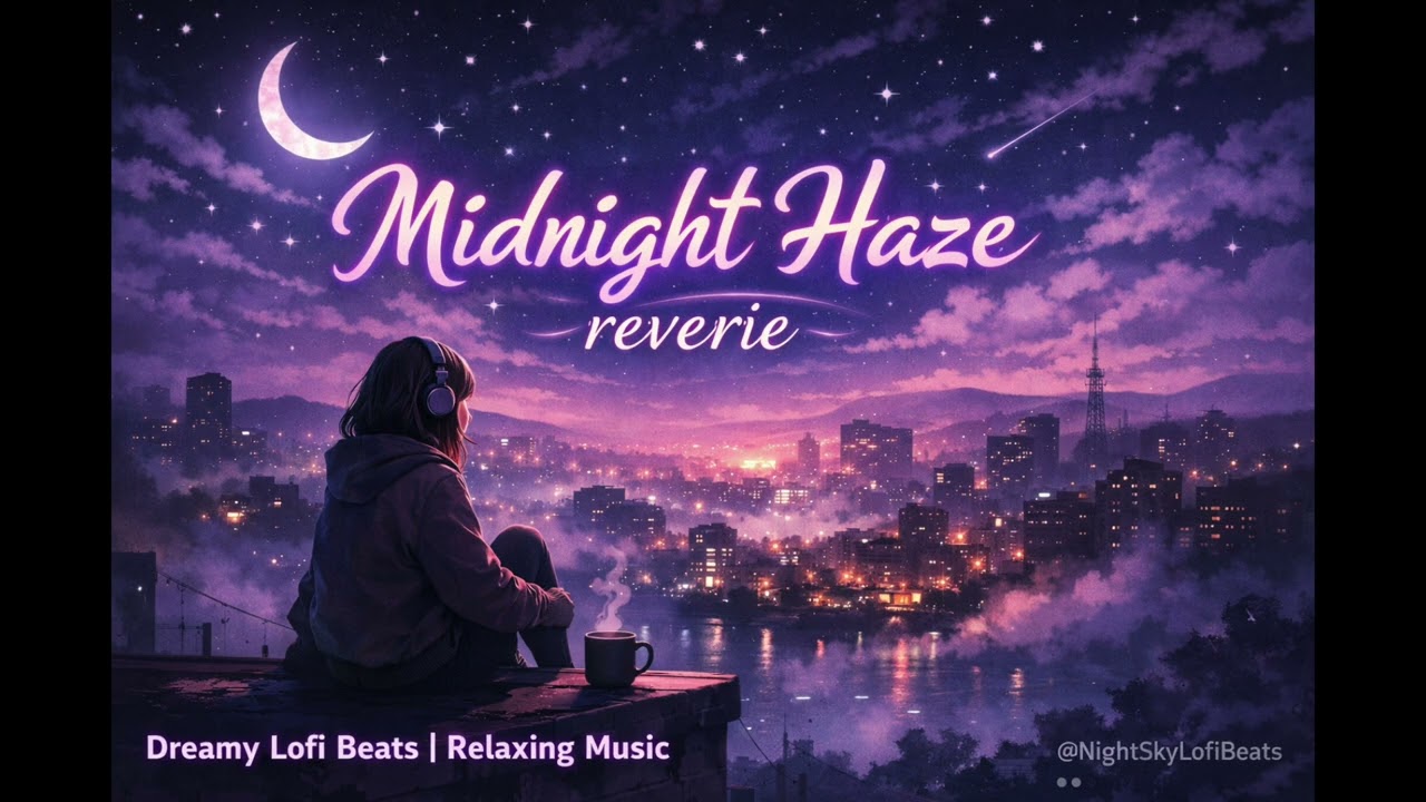 Midnight Haze Reverie 🌌 Lofi Hip Hop Mix [Study / Sleep / Relax]