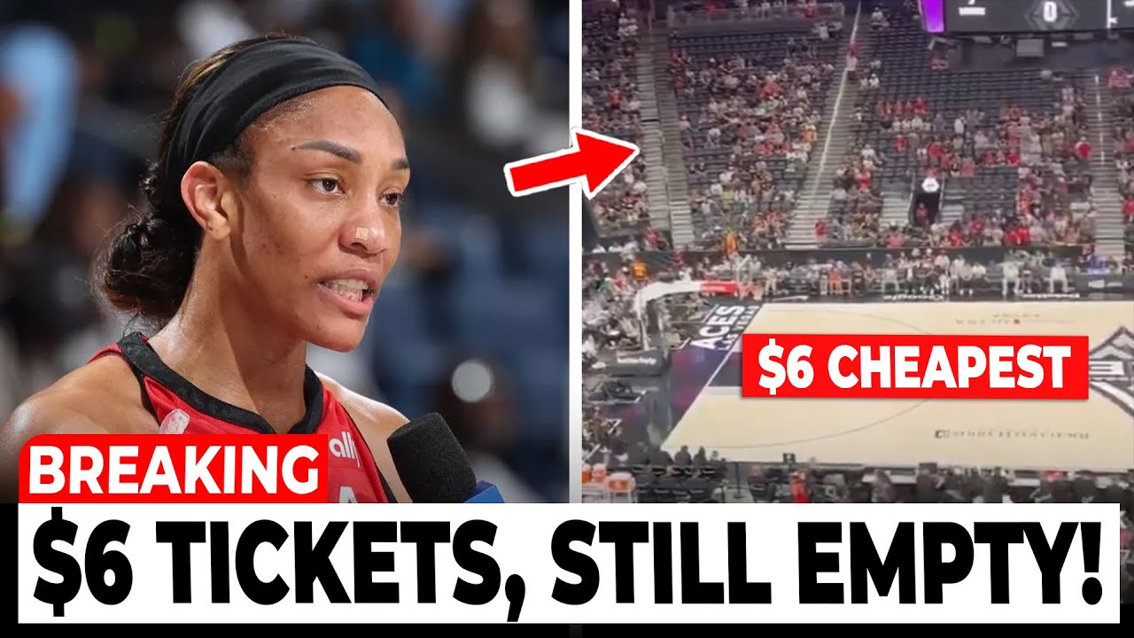 DISASTER! A&rsquo;Ja Wilson FURIOUS As $6 WNBA FINALS Tickets CAN&rsquo;T FILL EMPTY SEATS - No Caitlin Clark!