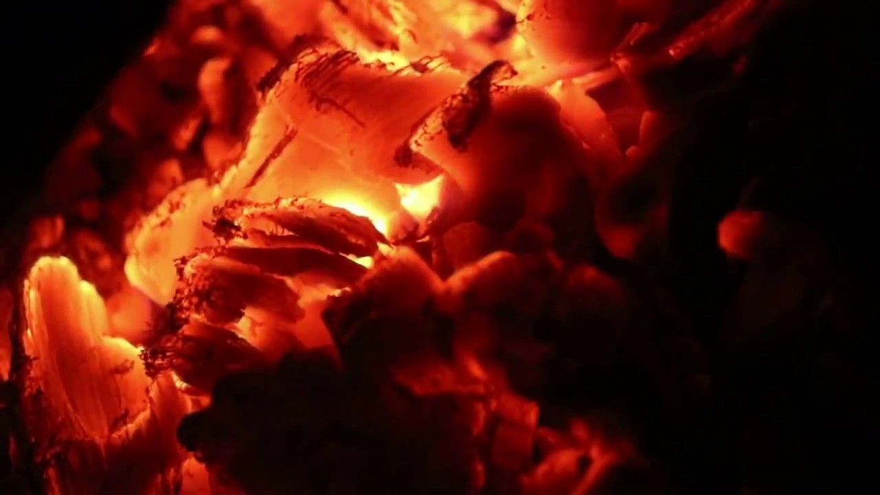 Burning Hot Red Coals