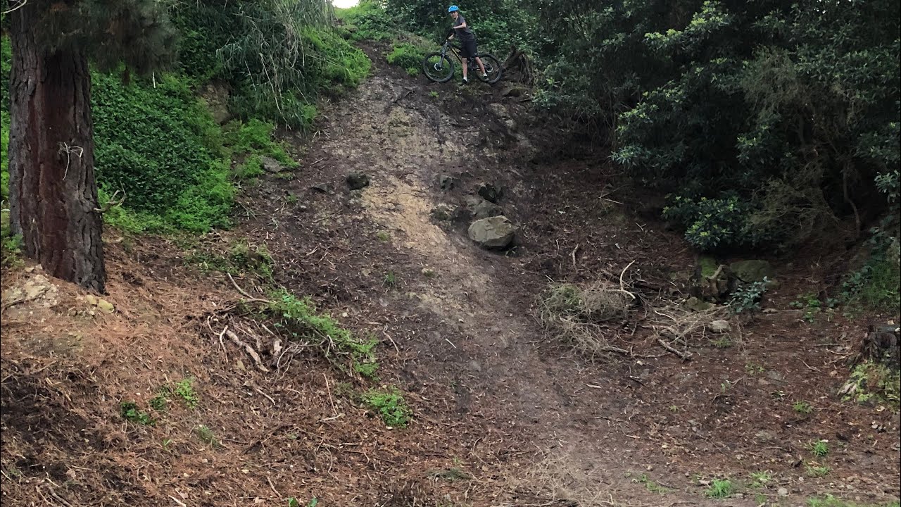 Steep, fast , and sketchy action at secret trails