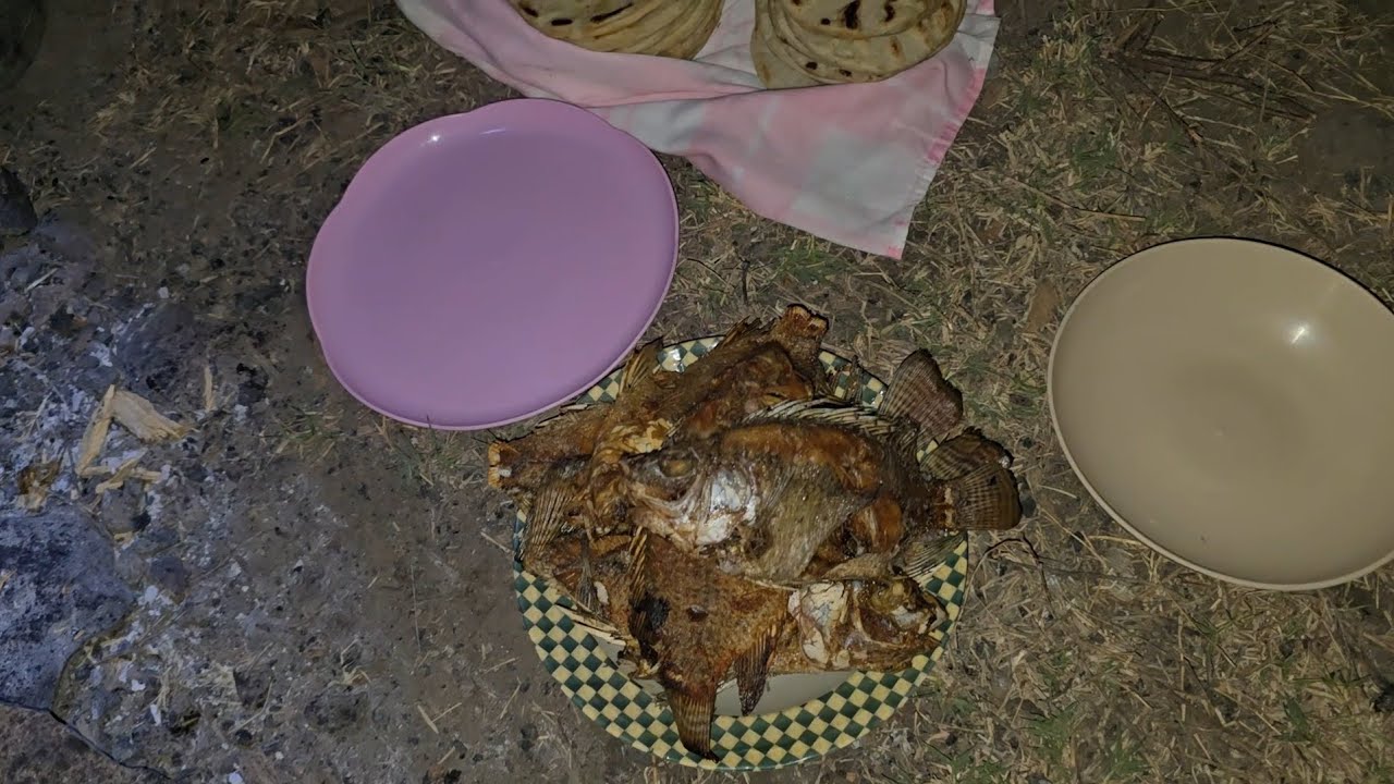😱😋 disfrutando la rica fritanga de pilapias 🐟