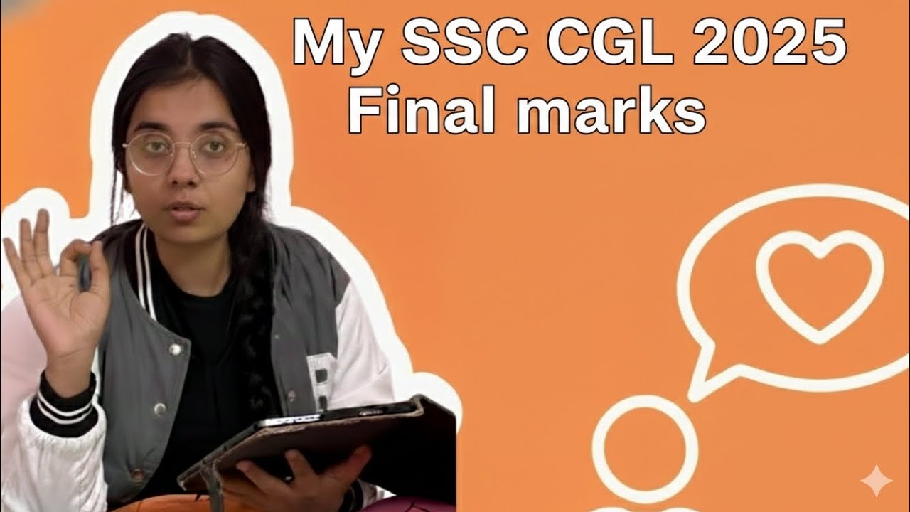 My SSC CGL 2025 Final marks# The End( easily not defeated ✅)