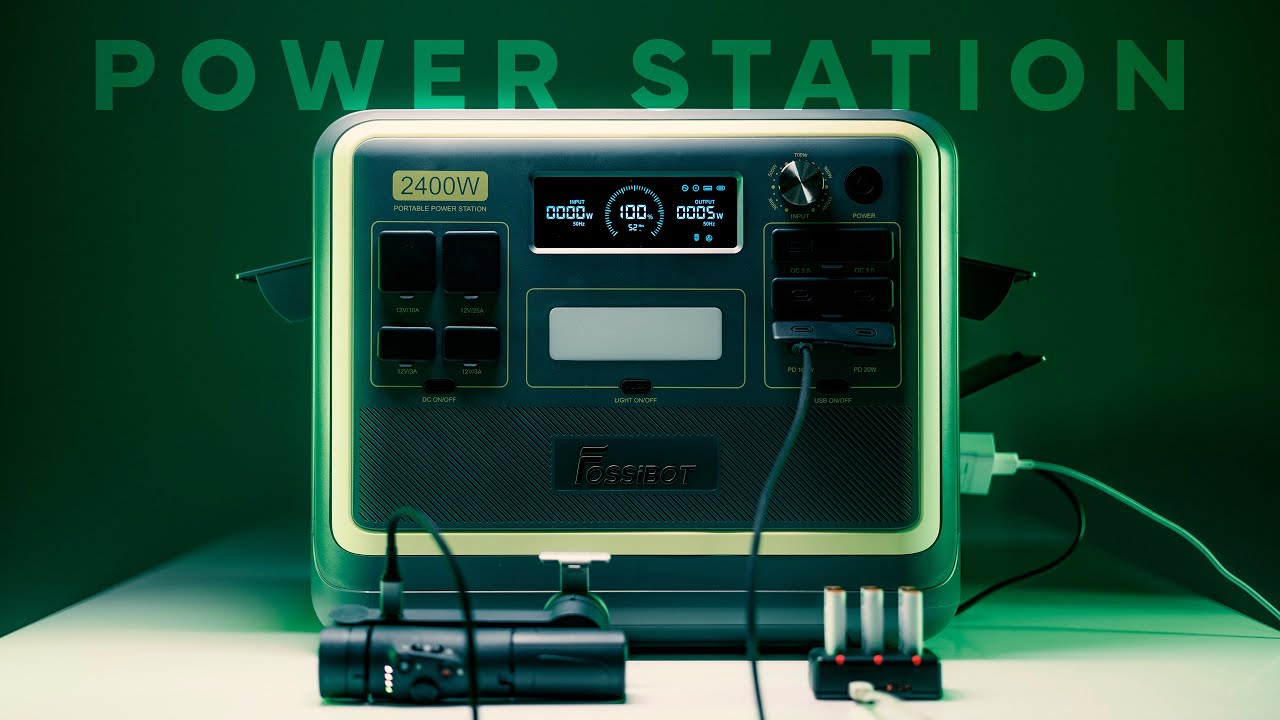 High-end 2048Wh power station for filmmakers: Fossibot F2400 review